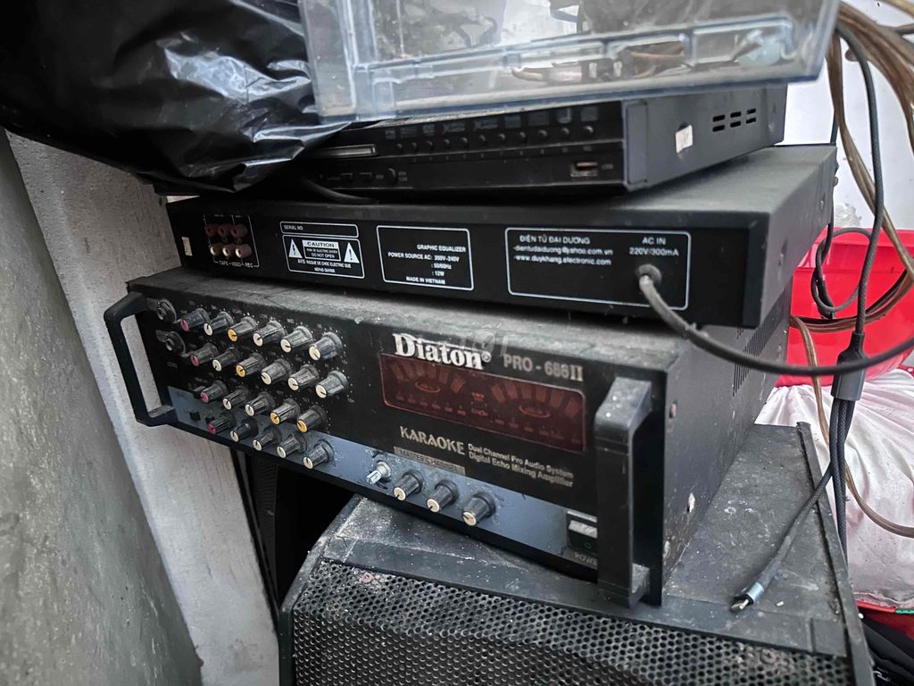 Amply karaoke Diaton PRO-686II Đen. Mua bán Tivi, Âm thanh tại Huyện Bến Lức Long An được đăng bởi Rinn hình 1