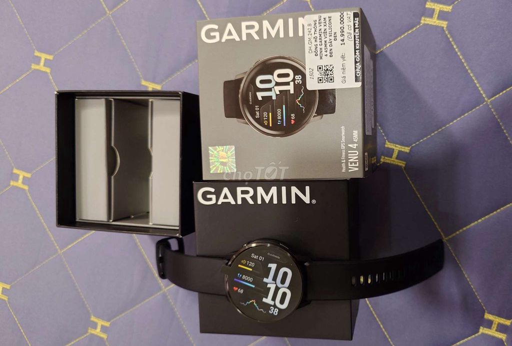 Garmin Venu 4 Đen 45mm. Mua bán Thiết bị đeo thông minh tại Thành phố Đà Lạt Lâm Đồng được đăng bởi quang bien hình 1