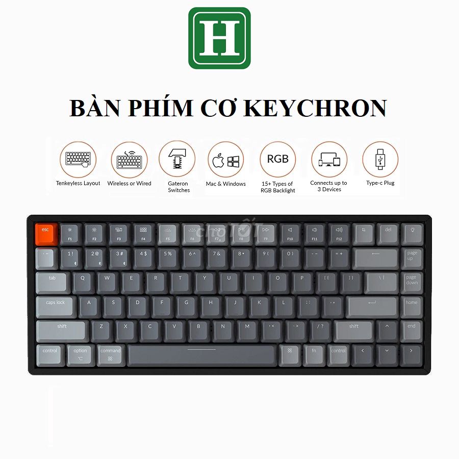 Bàn Phím Cơ không dây KEYCHRON -LikeNew BH 6 tháng