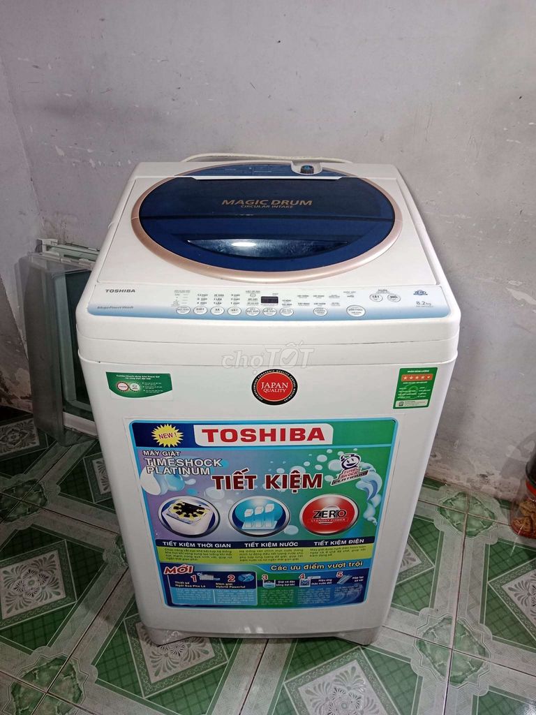 Máy giặt Toshiba 8.5kg Trắng. Mua bán Máy giặt tại Thành phố Thủ Đức Tp Hồ Chí Minh được đăng bởi Lê cát tường  hình 1
