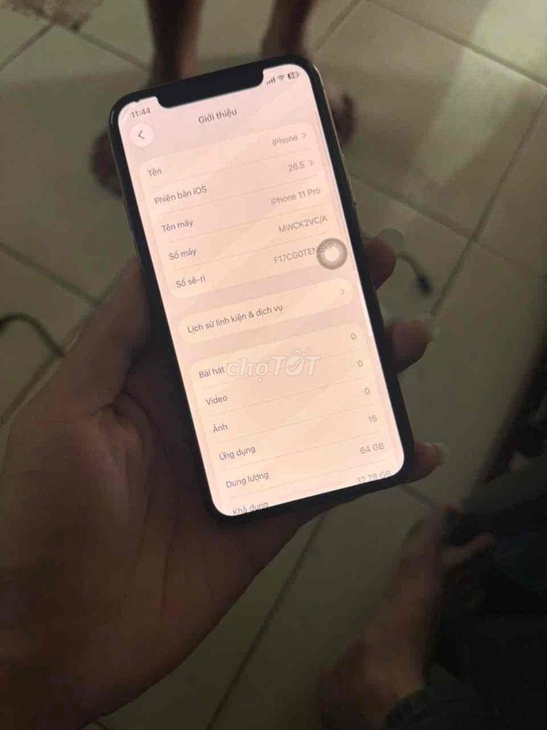 Apple iPhone 11 Pro 64GB Vàng Đã sử dụng. Mua bán Điện thoại tại Quận Ninh Kiều Cần Thơ được đăng bởi Gọi Số Trên Ảnh hình 1