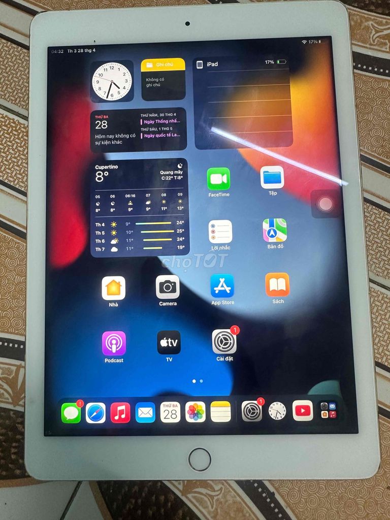 Apple iPad Air 2 nhận gl , thu mua. Mua bán Máy tính bảng tại Huyện Thanh Trì Hà Nội được đăng bởi Vua điện thoại hình 1