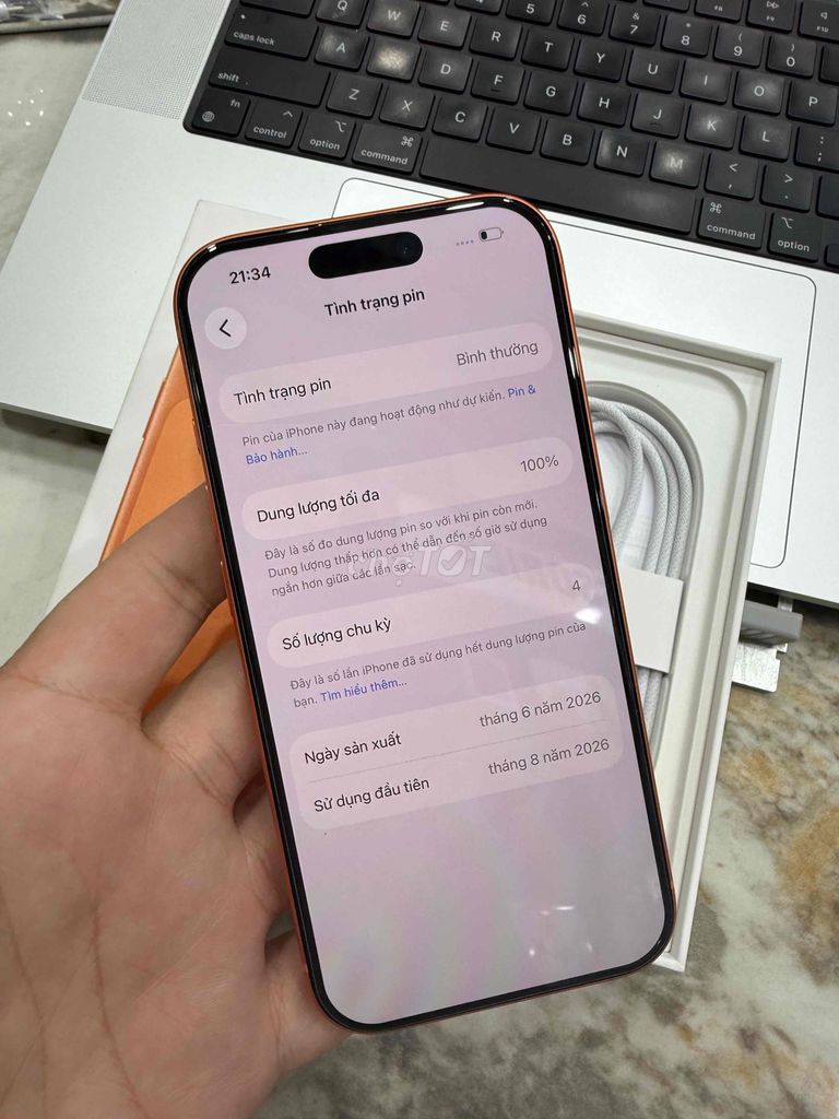 Apple iPhone 17 Pro 1TB Cam sạc 4L VN/a. Mua bán Điện thoại tại Huyện Thanh Trì Hà Nội được đăng bởi Đoàn Xuân Tùng hình 1