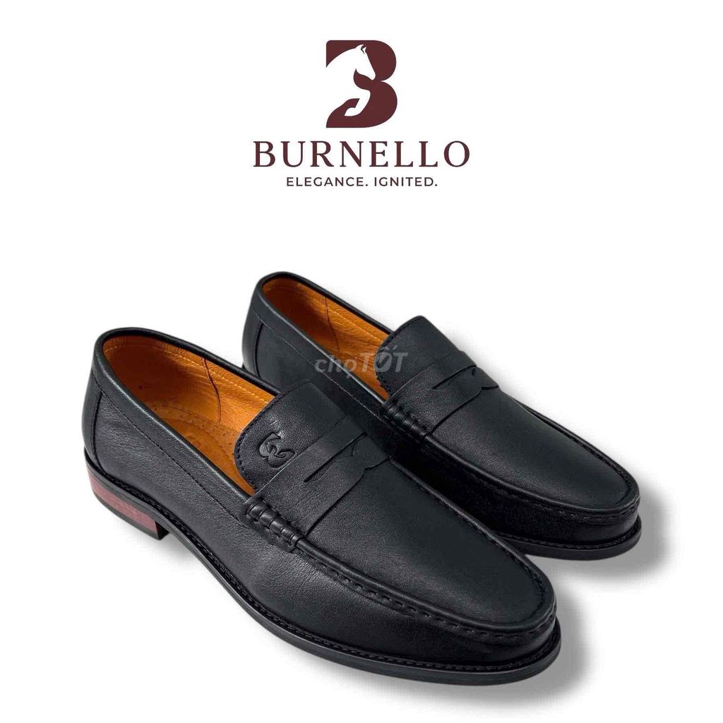 Giày lười Burnello Nam Da bò Đen. Mua bán Giày dép tại Quận 11 Tp Hồ Chí Minh được đăng bởi NGUYỄN TUẤN hình 1