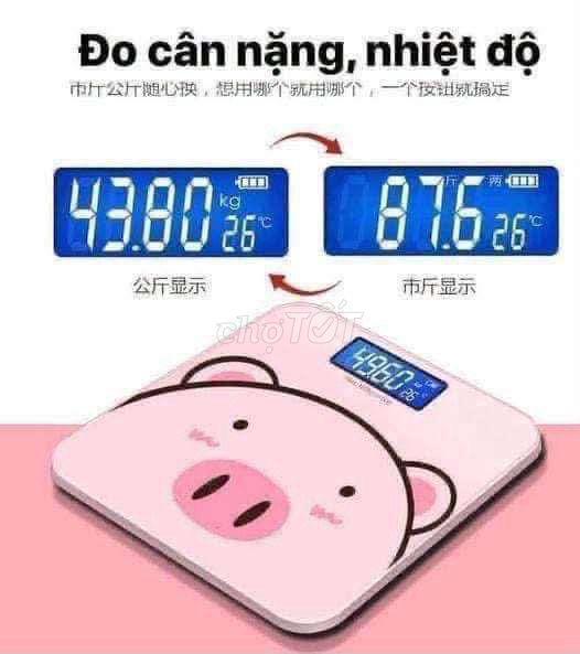 Cân sức khỏe điện tử Hồng Kính cường lực 180kg. Mua bán Nội thất, đồ gia dụng khác tại Huyện Ba Vì Hà Nội được đăng bởi Tuyết Smart  hình 1