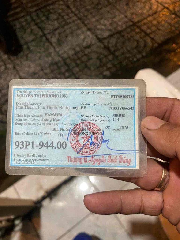 SIRIUS. Mua bán Xe máy tại Quận Ô Môn Cần Thơ được đăng bởi Trần Sang hình 4