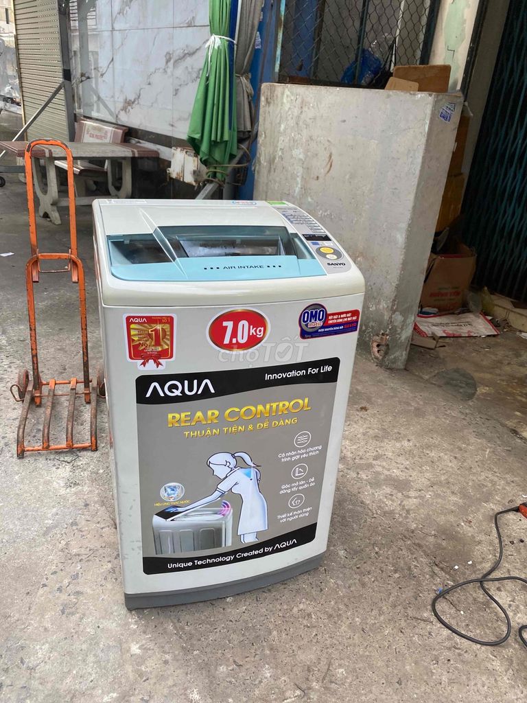 Máy giặt Aqua 7.0kg cửa trên dùng tốt. Mua bán Máy giặt tại Quận Tân Phú Tp Hồ Chí Minh được đăng bởi MINH KHÔI hình 1