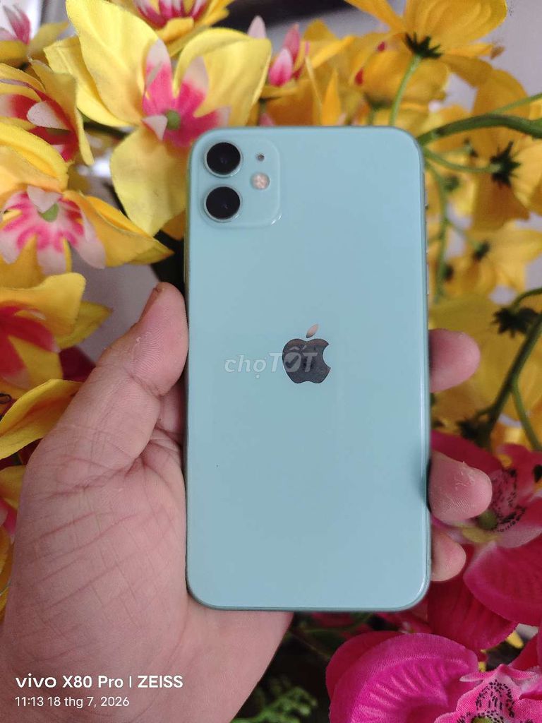 Apple iPhone 11 128GB Xanh Ngọc Like New. Mua bán Điện thoại tại Thành phố Biên Hòa Đồng Nai được đăng bởi  Phát tùng Android hình 1