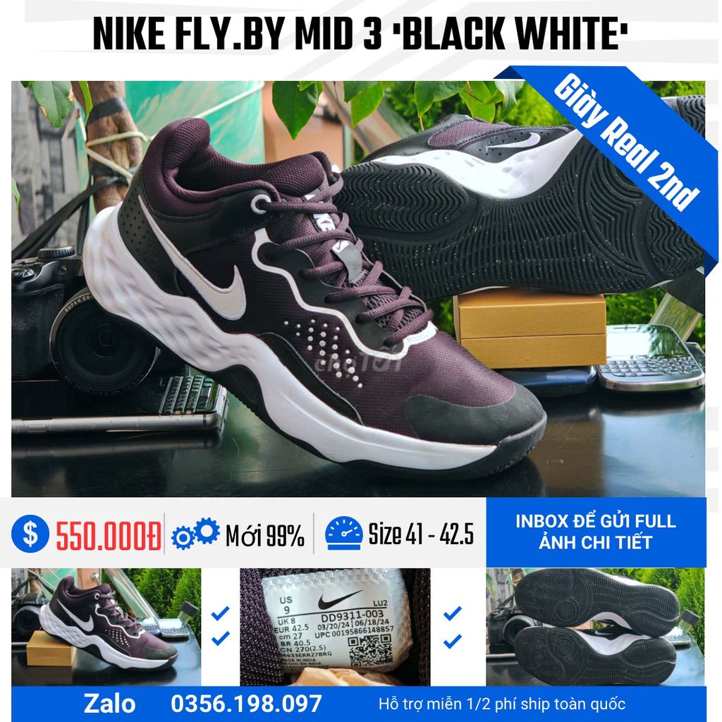 [CHÍNH HÃNG] [Mới 99%] Giày Nike Fly.By Mid 3. Mua bán Giày dép tại Quận Ngô Quyền Hải Phòng được đăng bởi chú CÔNG AN bán giày CHÍNH HÃNG hình 1