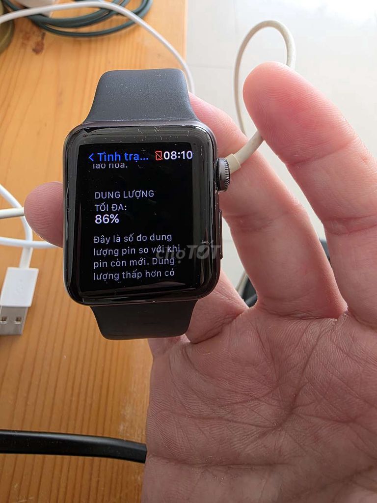 Apple Watch Series 3 Đen. Mua bán Thiết bị đeo thông minh tại Quận 8 Tp Hồ Chí Minh được đăng bởi Nguyễn Danh hình 1