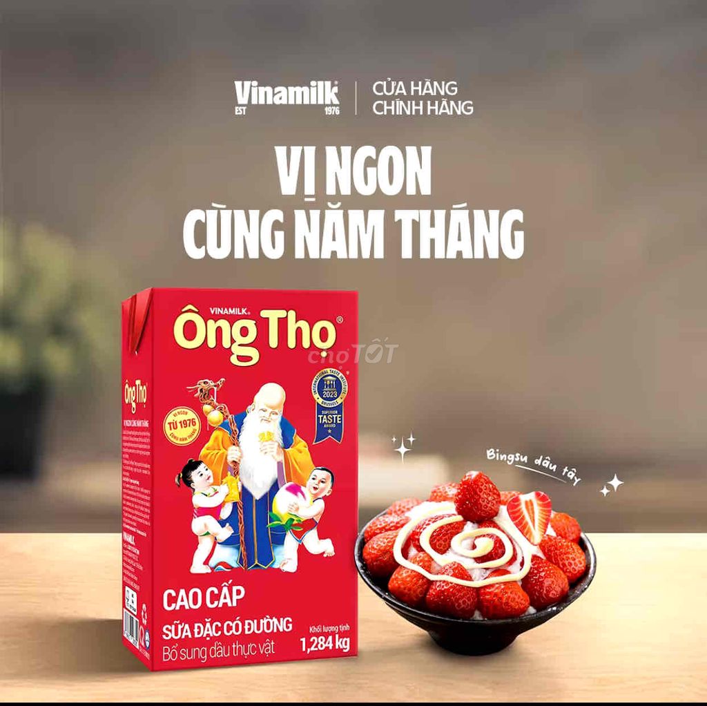 sữa đặc Ông thọ đỏ hộp 1284g