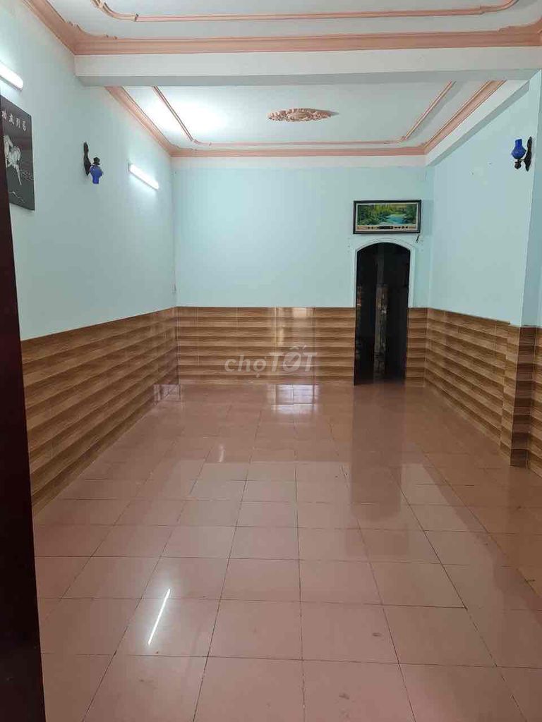 Cho thuê nhà nguyên căn 1 trệt 1 lầu. Kp 10 An Bình 160m2 sân ô tô