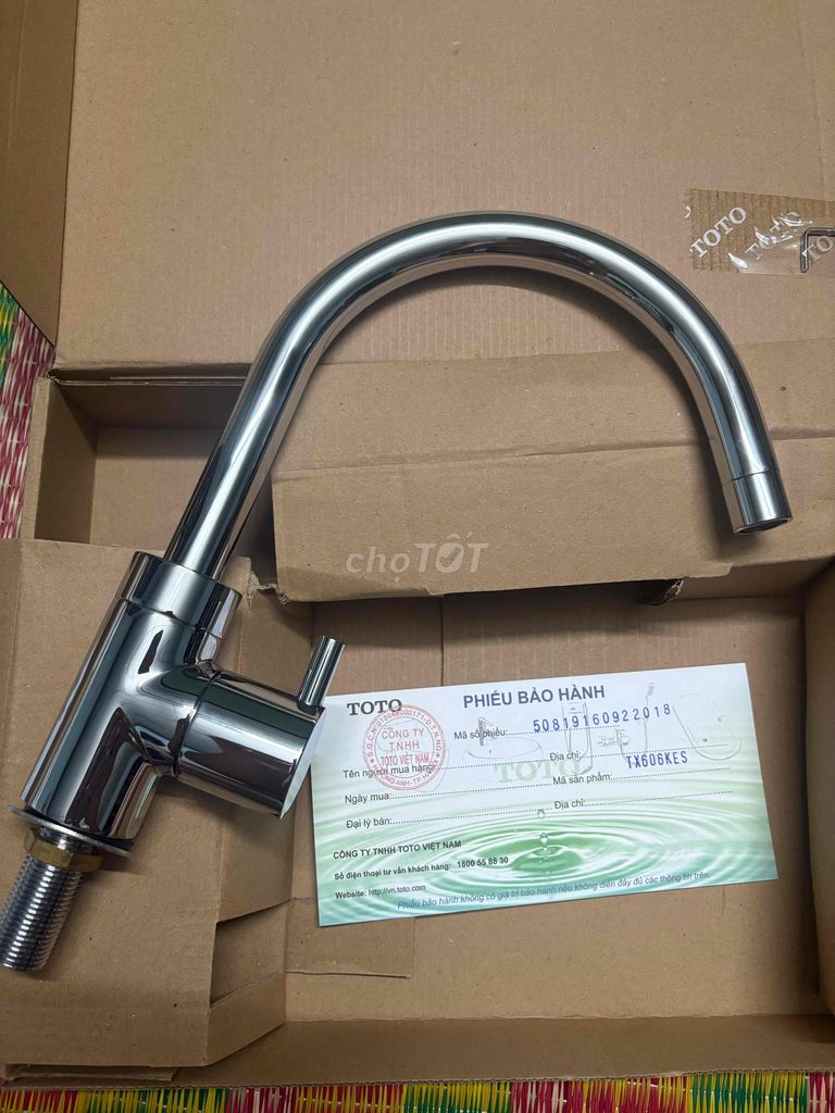 Vòi bếp TOTO TX606KES Bạc. Mua bán Thiết bị vệ sinh, nhà tắm tại Huyện Cần Đước Long An được đăng bởi Nhật Huy hình 1