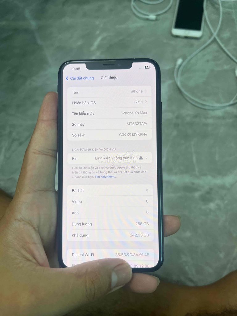 Apple iPhone XS Max 256GB Đen pin new 100. Mua bán Điện thoại tại Huyện Kim Sơn Ninh Bình được đăng bởi Keng  hình 1