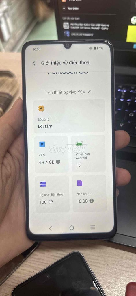 Vivo Y04 8GB/128GB Vàng hồng. Mua bán Điện thoại tại Quận Gò Vấp Tp Hồ Chí Minh được đăng bởi Siêu Nguyễn hình 1