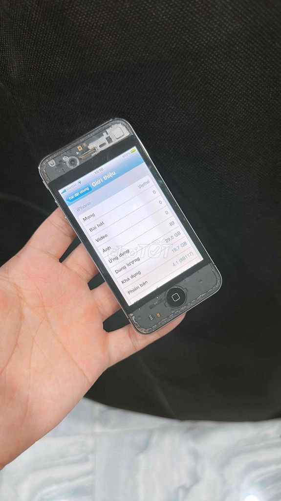 Apple iPhone 4 32GB sưu tầm iOS 4 gốc. Mua bán Điện thoại tại Huyện Hóc Môn Tp Hồ Chí Minh được đăng bởi Leo hình 1