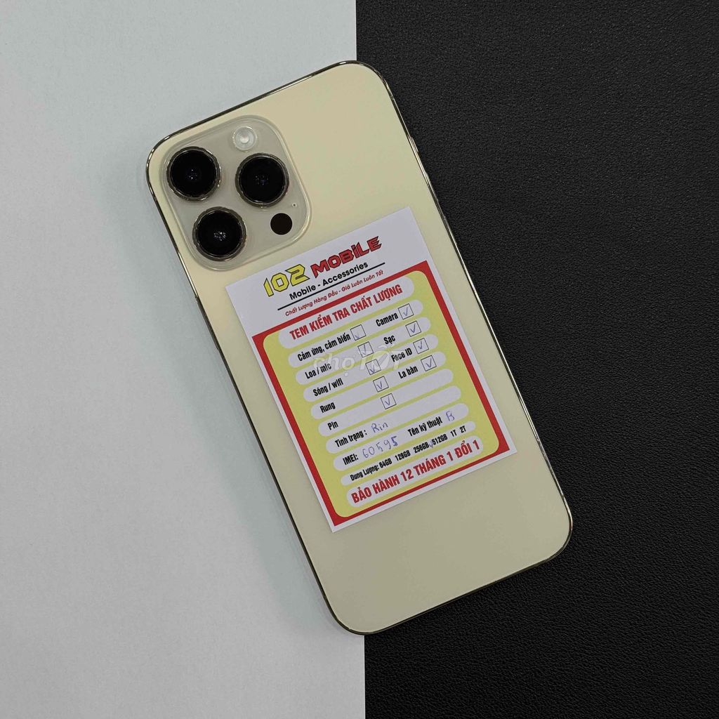 iPhone 14 Pro Max 256GB Vàng Gold máy đẹp nét. Mua bán Điện thoại tại Thành phố Buôn Ma Thuột Đắk Lắk được đăng bởi Nguyễn Hoàng hình 1