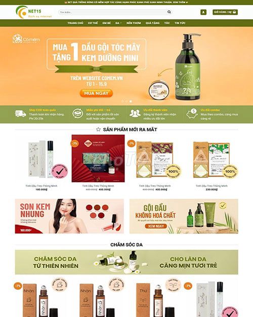 Thiết kế website trọn gói giá rẻ toàn quốc. Dịch vụ tại Quận Phú Nhuận Tp Hồ Chí Minh được đăng bởi Net1s hình 1