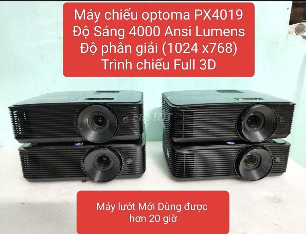 Máy chiếu Optoma PX4019 4000 Ansi Lumens. Mua bán Đồ dùng văn phòng tại Thành phố Hưng Yên Hưng Yên được đăng bởi Anh Dũng hình 1