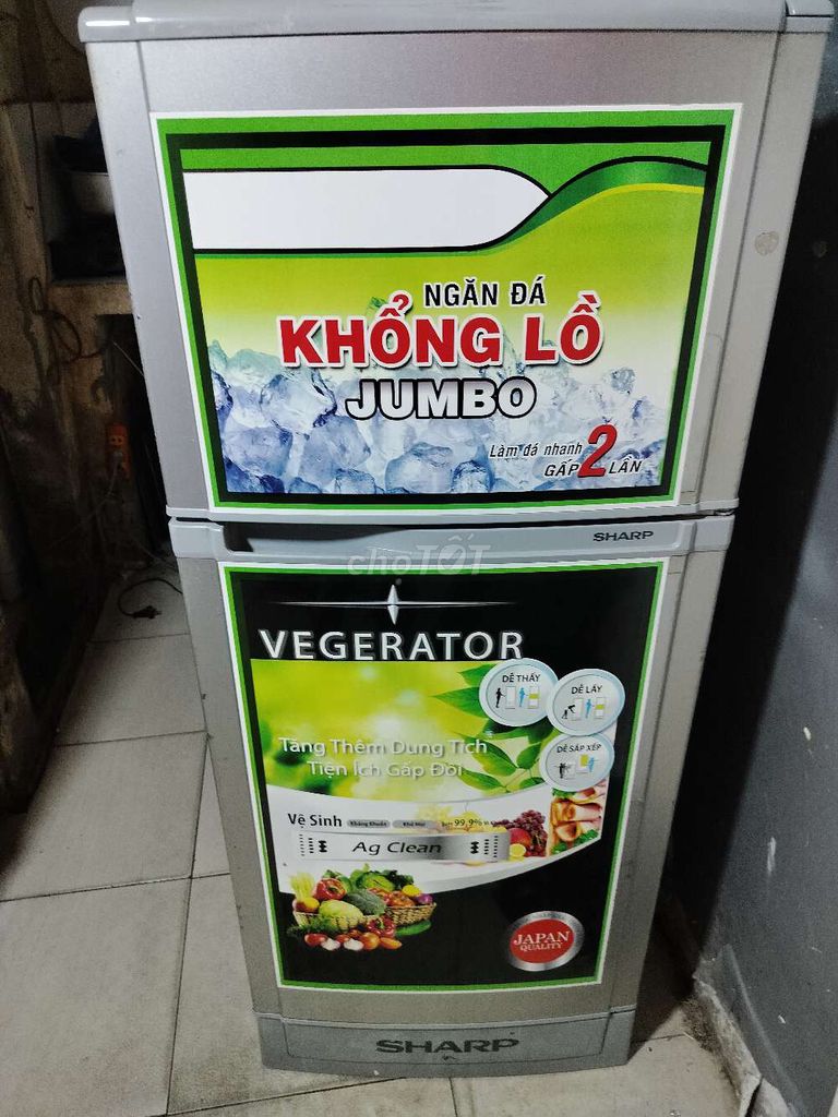 Tủ lạnh Sharp Ngăn đá lớn Xám. Mua bán Tủ lạnh tại Quận Thanh Xuân Hà Nội được đăng bởi Thanh Trúc hình 1