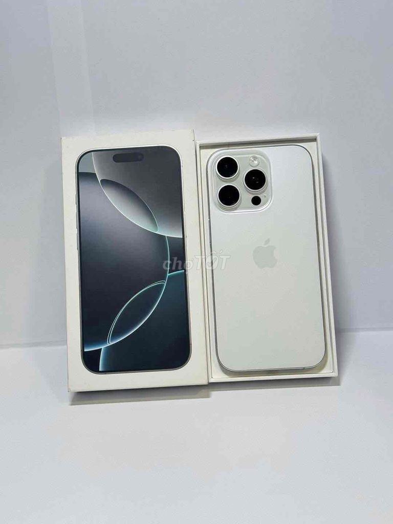 iPhone 16 Pro 128GB Trắng FULLBOX NEW APPLE 2025. Mua bán Điện thoại tại Quận 10 Tp Hồ Chí Minh được đăng bởi iStockHCM hình 1