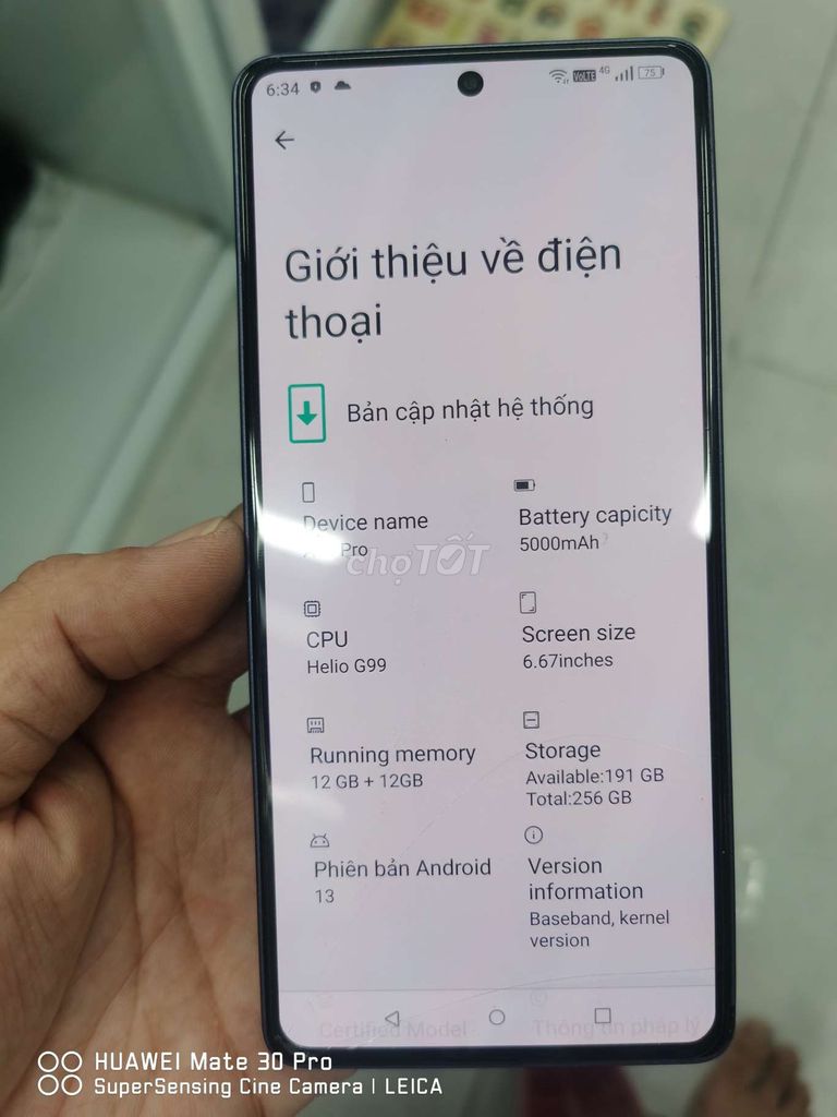 UMIDIGI A15 Pro 12/ 256GB tím. Mua bán Điện thoại tại Huyện Bình Chánh Tp Hồ Chí Minh được đăng bởi tam duc hình 1