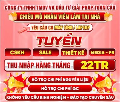 TUYỂN DỤNG JOB SALE ONLINE TOÀN QUỐC