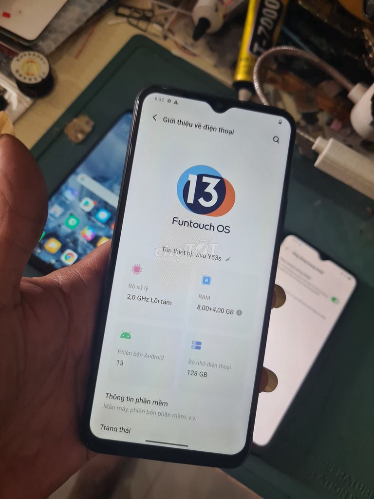 thanh lý Vivo Y53s ram 8/128GB máy mạnh pin trâu. Mua bán Điện thoại tại Quận 6 Tp Hồ Chí Minh được đăng bởi Minh Phước hình 1
