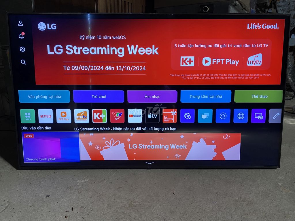 Thanh Lý Tivi Smart 4K LG 65Inh Còn Bảo Hành Hãng