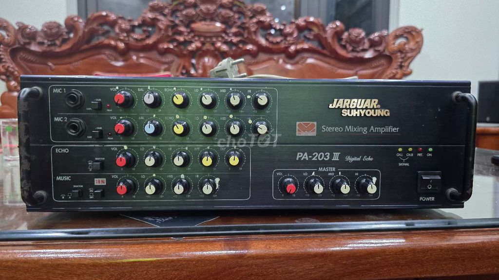 Amply Jarguar PA-203 III Đen Đã sử dụng. Mua bán Tivi, Âm thanh tại Huyện Thanh Oai Hà Nội được đăng bởi THO hình 1
