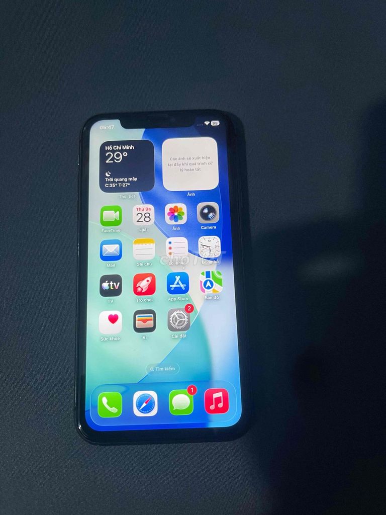 Apple iPhone 11 64GB Đen. Mua bán Điện thoại tại Huyện Cầu Ngang Trà Vinh được đăng bởi Châu Bèo hình 1