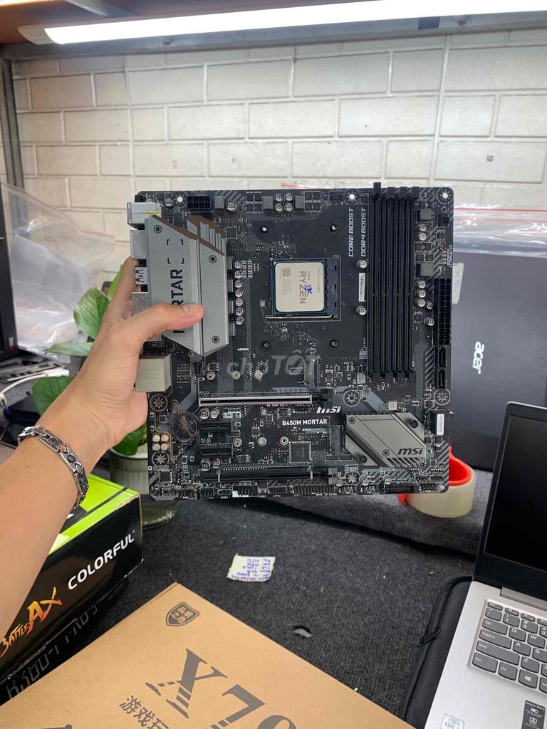 Bo mạch chủ MSI B450M Mortar Hàng đẹp. Mua bán Linh kiện (RAM, Card...) tại undefined Tp Hồ Chí Minh được đăng bởi tiến tài 770 nguyễn kiệm p4 quận phú nhuận hình 1