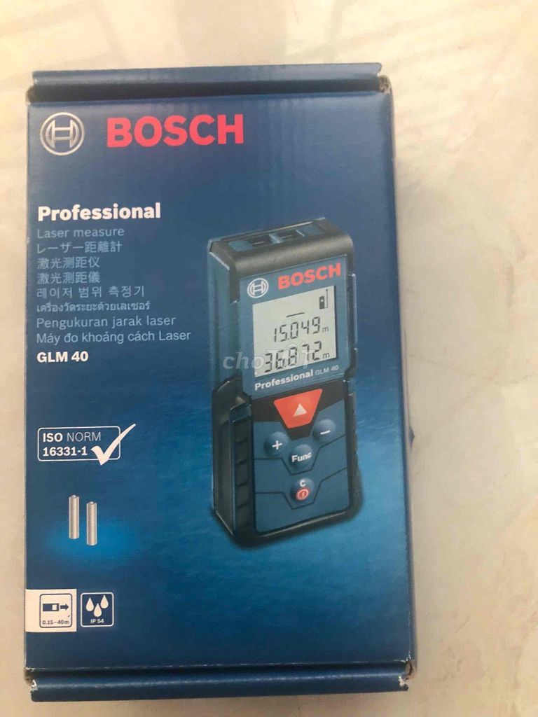 Máy đo khoảng cách Bosch GLM 40. Mua bán Đồ chuyên dụng, Giống nuôi trồng tại Quận 12 Tp Hồ Chí Minh được đăng bởi Anh Phát JP hình 1