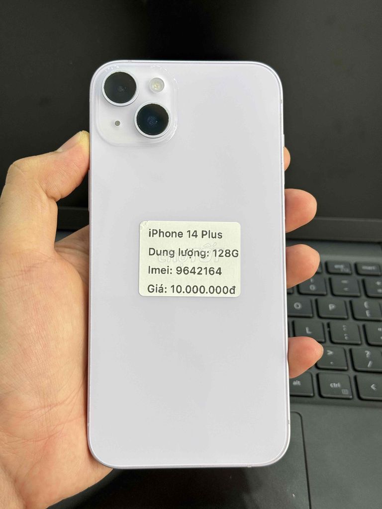 iPhone 14 Plus 128GB Tím máy đẹp chuẩn zin. Mua bán Điện thoại tại Thành phố Buôn Ma Thuột Đắk Lắk được đăng bởi Nguyễn Hoàng hình 1
