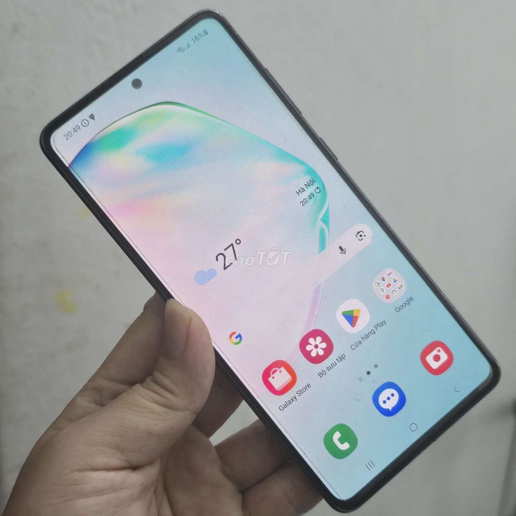 Samsung Note 10 Lite Đen Đã sử dụng. Mua bán Điện thoại tại Quận Thanh Xuân Hà Nội được đăng bởi tot didong hình 1