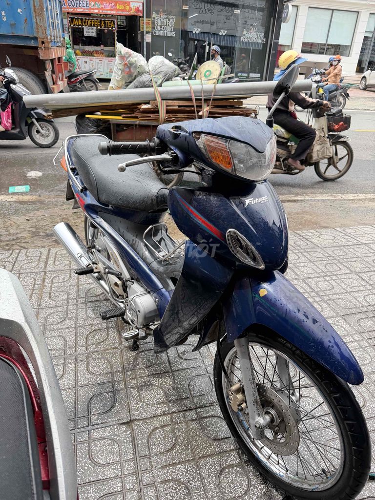 Honda Future синий механический мотоцикл