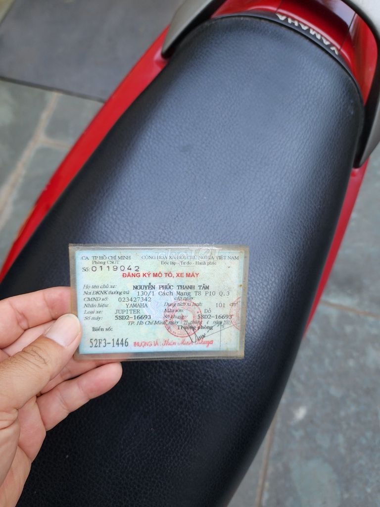 Jupiter Biển Số TP.HCM 1446. Mua bán Xe máy tại Thành phố Thủ Đức Tp Hồ Chí Minh được đăng bởi Thu Nguyễn hình 5