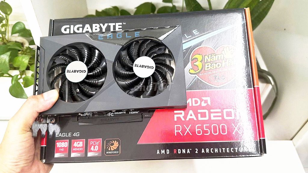Cây VGA GIGA RX 6500 XT hàng new box hãng. Mua bán Linh kiện (RAM, Card...) tại Quận Hải Châu Đà Nẵng được đăng bởi Thiên An  hình 1