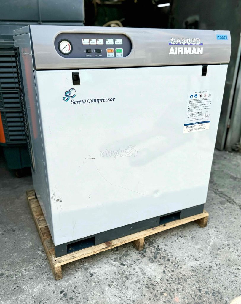 MÁY NÉN KHÍ TRỤC VÍT NHẬT AIRMAN 10HP CÓ SẤY KHÍ. Mua bán Đồ chuyên dụng, Giống nuôi trồng tại Quận 12 Tp Hồ Chí Minh được đăng bởi Phạm Lâm hình 1