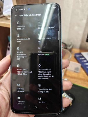 Oppo A92 8/128G, pin 5000