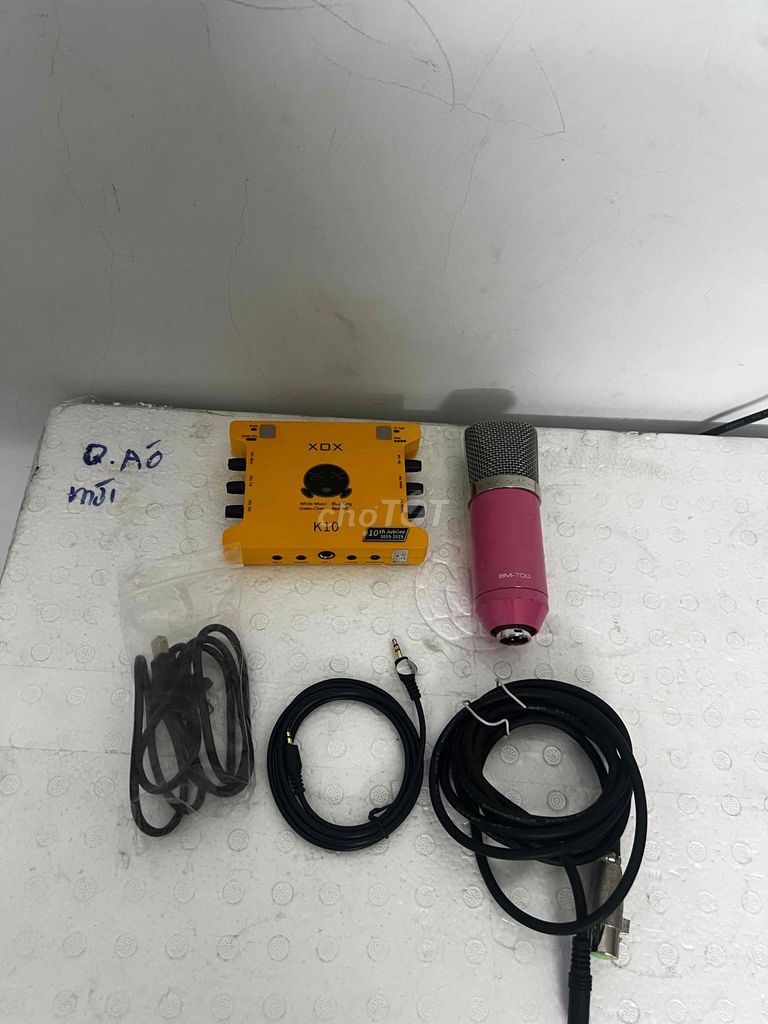 bộ hát livestream thu âm K10 kỷ niêmn + mic hát. Mua bán Tivi, Âm thanh tại Quận 6 Tp Hồ Chí Minh được đăng bởi Chí Cường hình 1