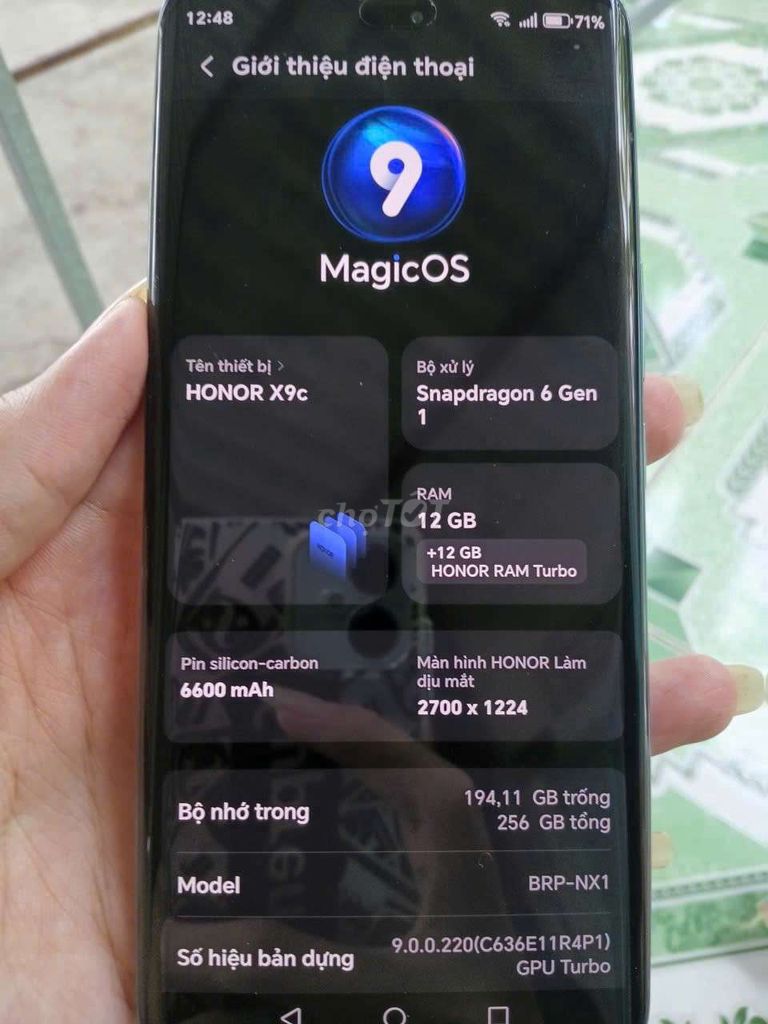 Honor X9C 12GB/256GB. Mua bán Điện thoại tại Huyện Cai Lậy Tiền Giang được đăng bởi minh khôi hình 1