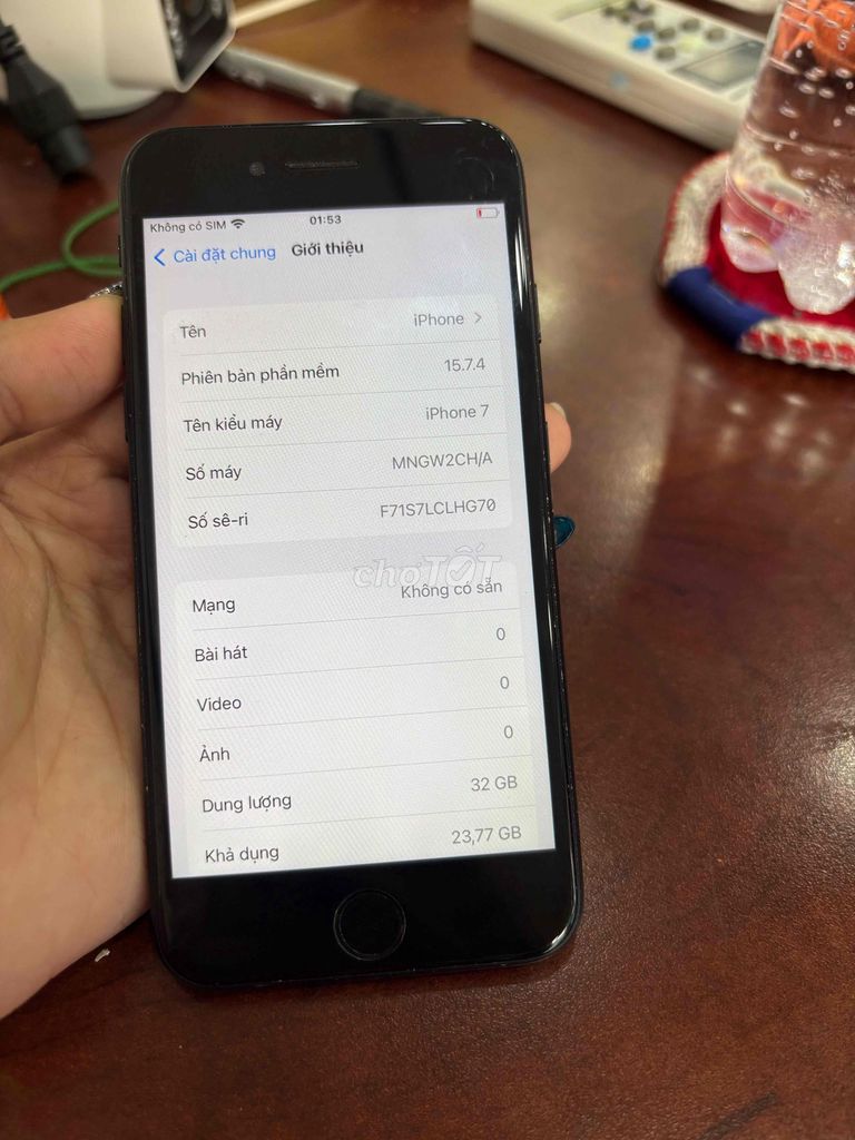 iphon 7 .32 g quốc tế. Mua bán Điện thoại tại Quận 10 Tp Hồ Chí Minh được đăng bởi Nguyễn Thị Mỹ An hình 1