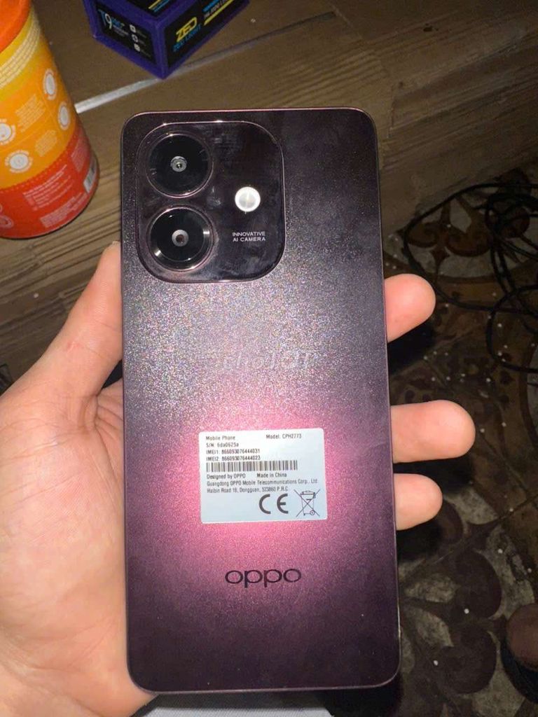 OPPO CPH2773 Tím. Mua bán Điện thoại tại Quận Tân Bình Tp Hồ Chí Minh được đăng bởi Minh  Tấn hình 1