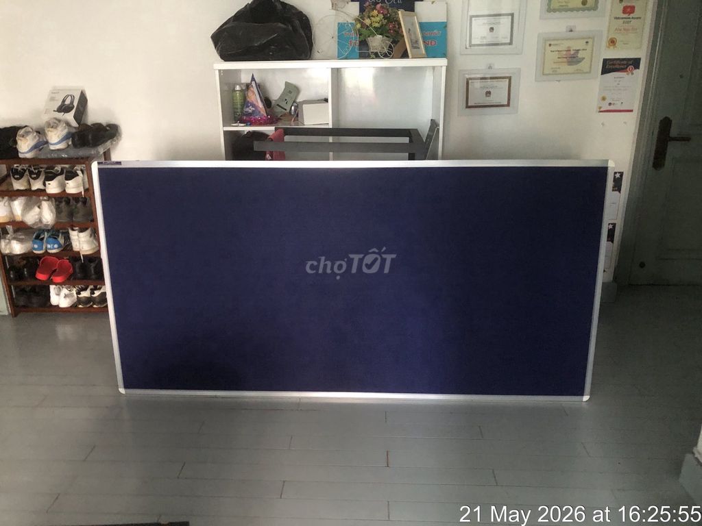 Bảng ghim nỉ BAVICO Xanh biển. Mua bán Đồ dùng văn phòng tại Quận 1 Tp Hồ Chí Minh được đăng bởi CÔNG TY TNHH THIẾT BỊ GIÁO DỤC BAVICO hình 1