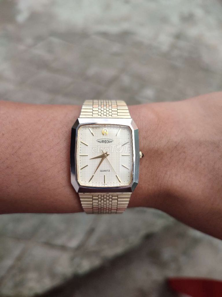 Đồng hồ Aureole Quartz Thụy Sỹ Vàng. Mua bán Đồng hồ tại Thành phố Châu Đốc An Giang được đăng bởi Lê Tiến hình 1