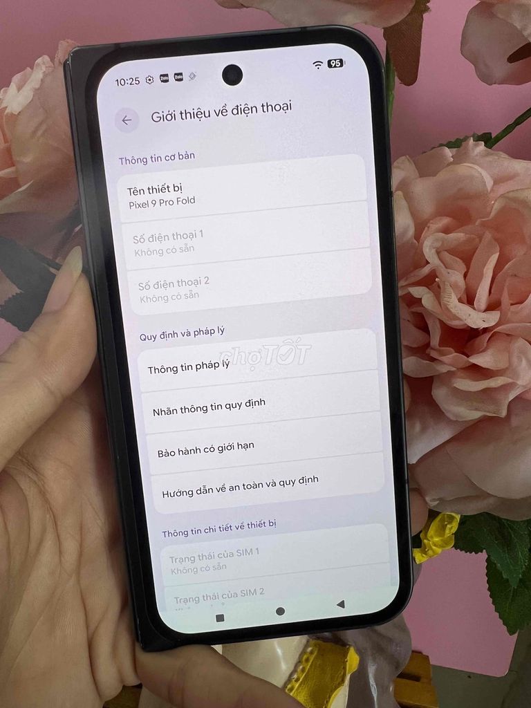 Google Pixel 9 Pro Fold 256GB Đen. Mua bán Điện thoại tại Thành phố Tân An Long An được đăng bởi mua xin alo no SMS hình 1