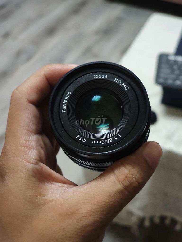 Ống kính 7artisans 50mm f/1.8 Đen. Mua bán Máy ảnh, Máy quay tại Quận Hoàng Mai Hà Nội được đăng bởi Lê Nguyễn Minh Quân hình 1