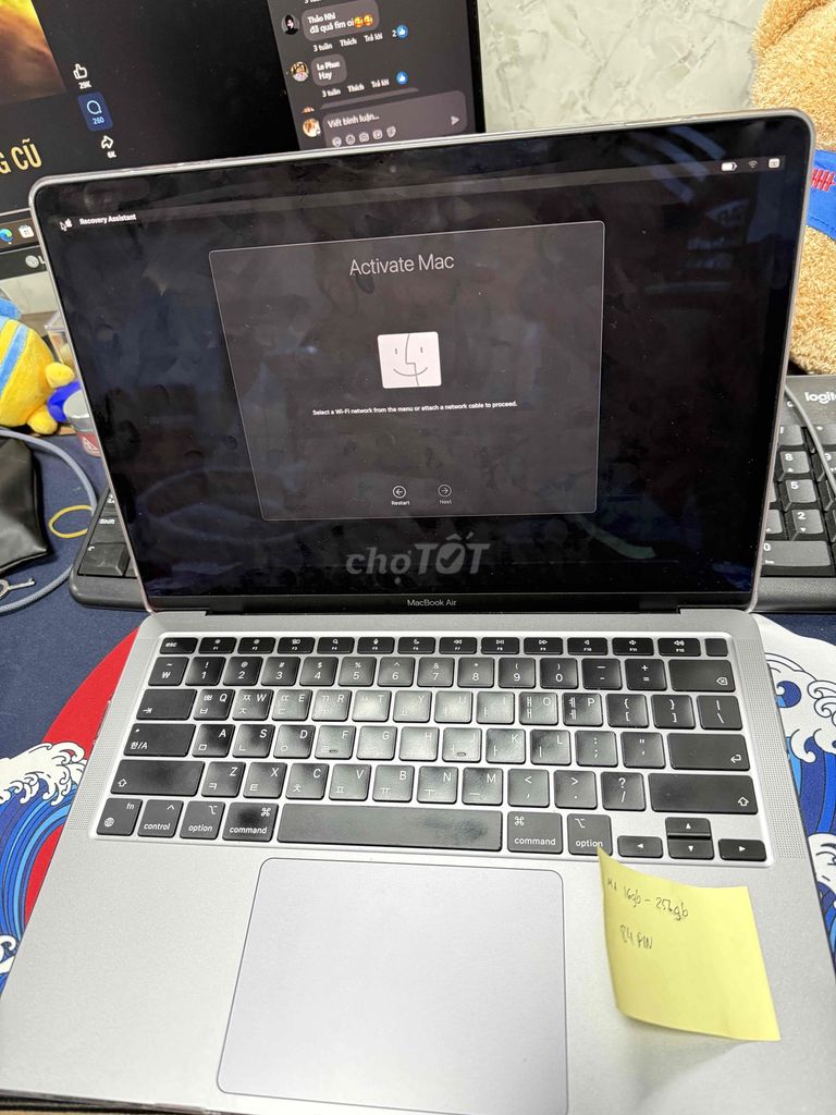 Apple Macbook Air M1 16GB/256GB. Mua bán Laptop tại Quận 3 Tp Hồ Chí Minh được đăng bởi Thanh Minh hình 1