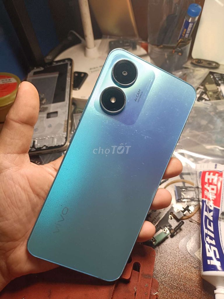 Vivo Y02s 32GB Xanh Đã sử dụng. Mua bán Điện thoại tại Huyện Mỏ Cày Bắc Bến Tre được đăng bởi Nguyễn hoàng thiện  hình 1